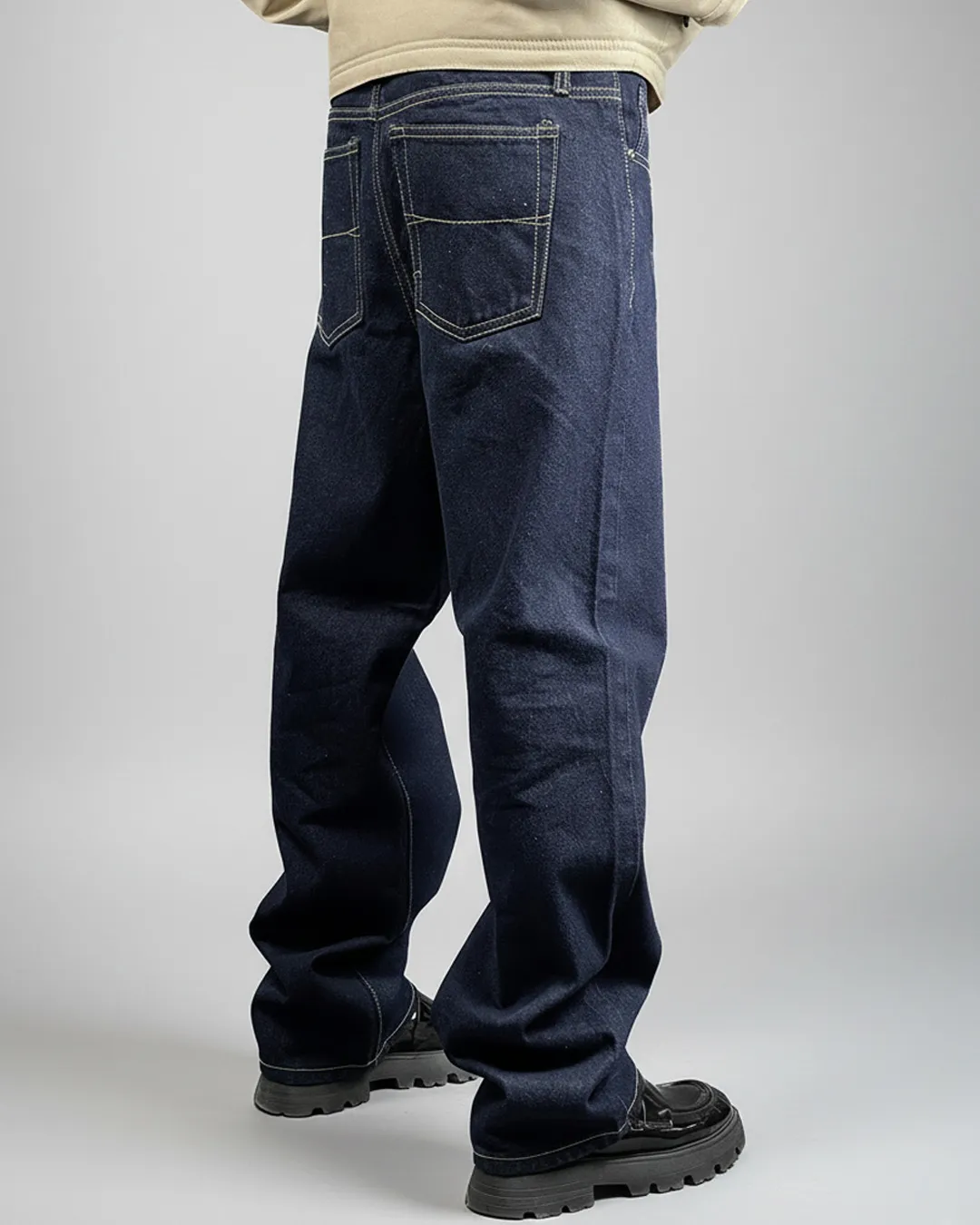 Blue Circle Men's Indigo Blue Denim - Image 4