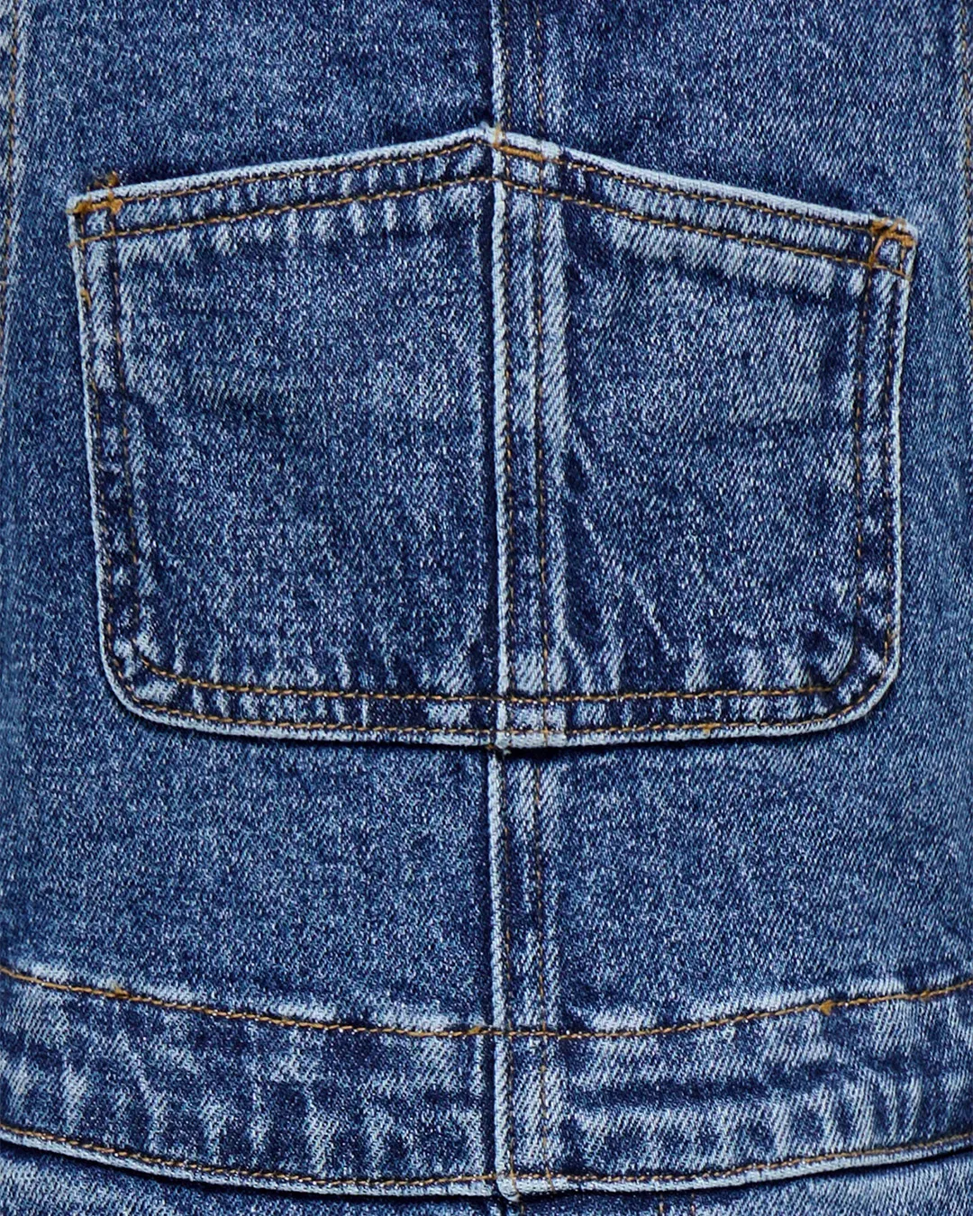 Only Kids Girls Blue Denim Jumpsuit Romper - Image 3