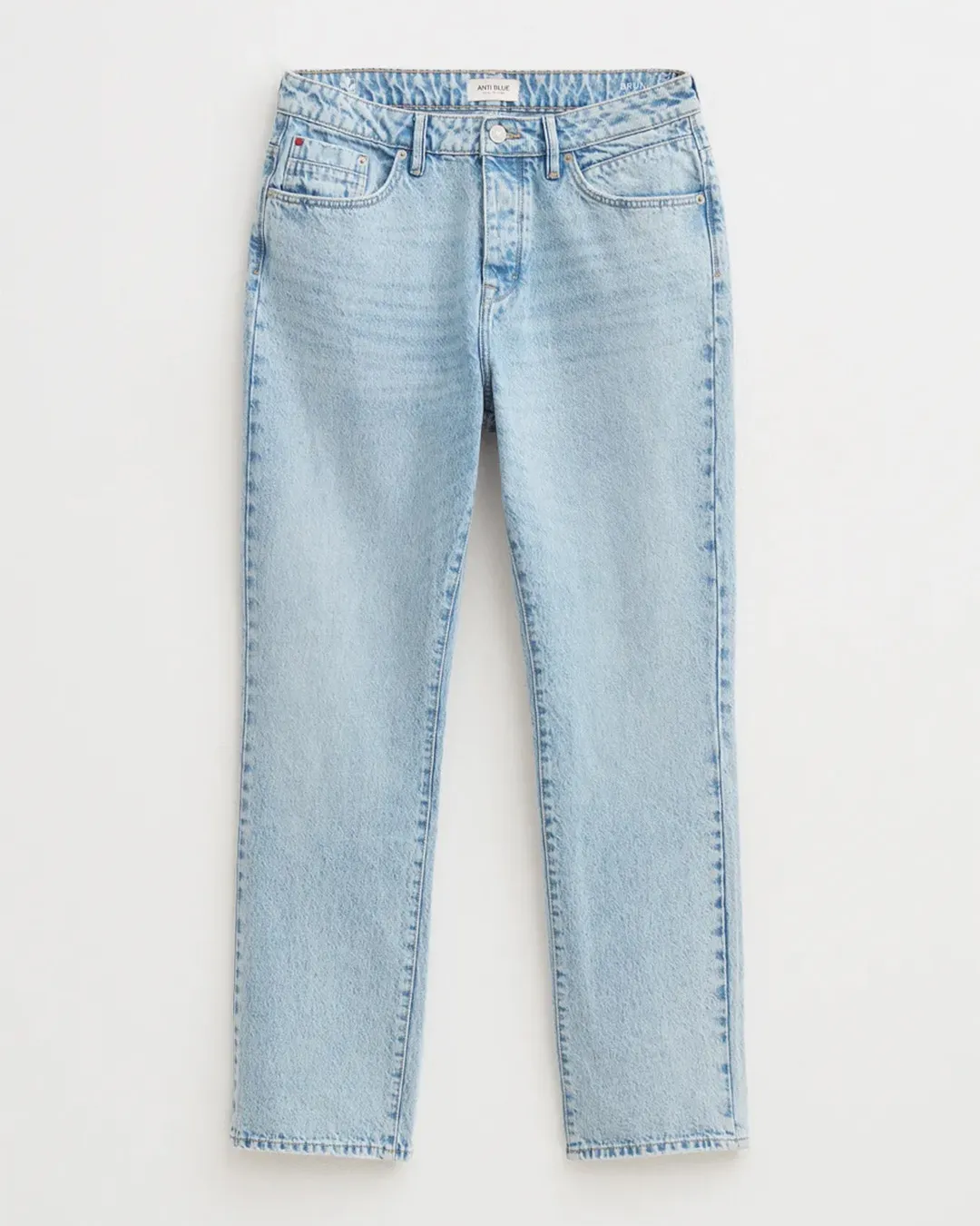 Anti Blue Ice Blue Straight Leg Denim Jeans - Image 4