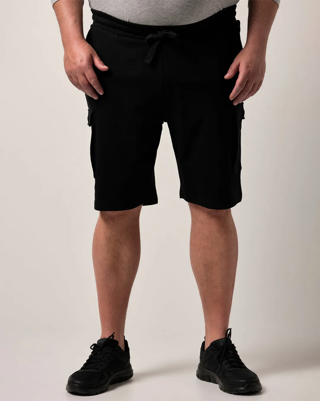 Enzo Milano Boys Black Cargo Shorts