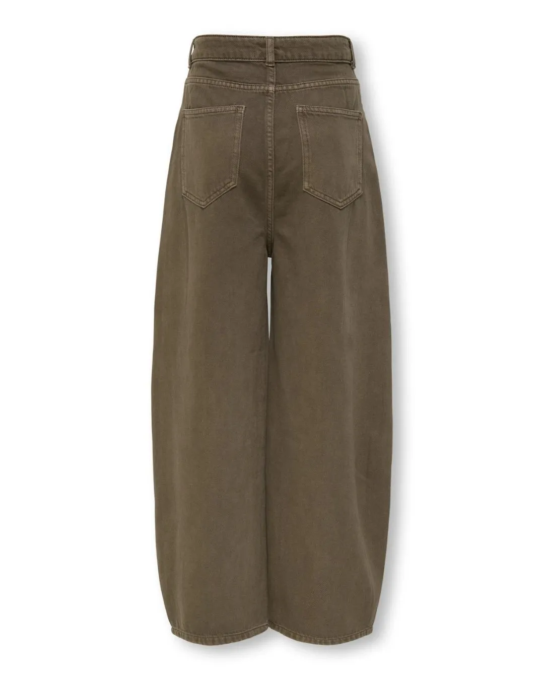 Barrel Fit High Waist Baggy Skater Jeans Light Brown