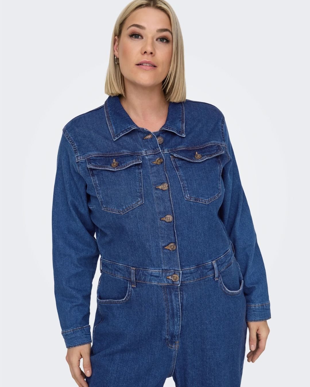 Women Jumpsuit Dark Blue Plus Size.