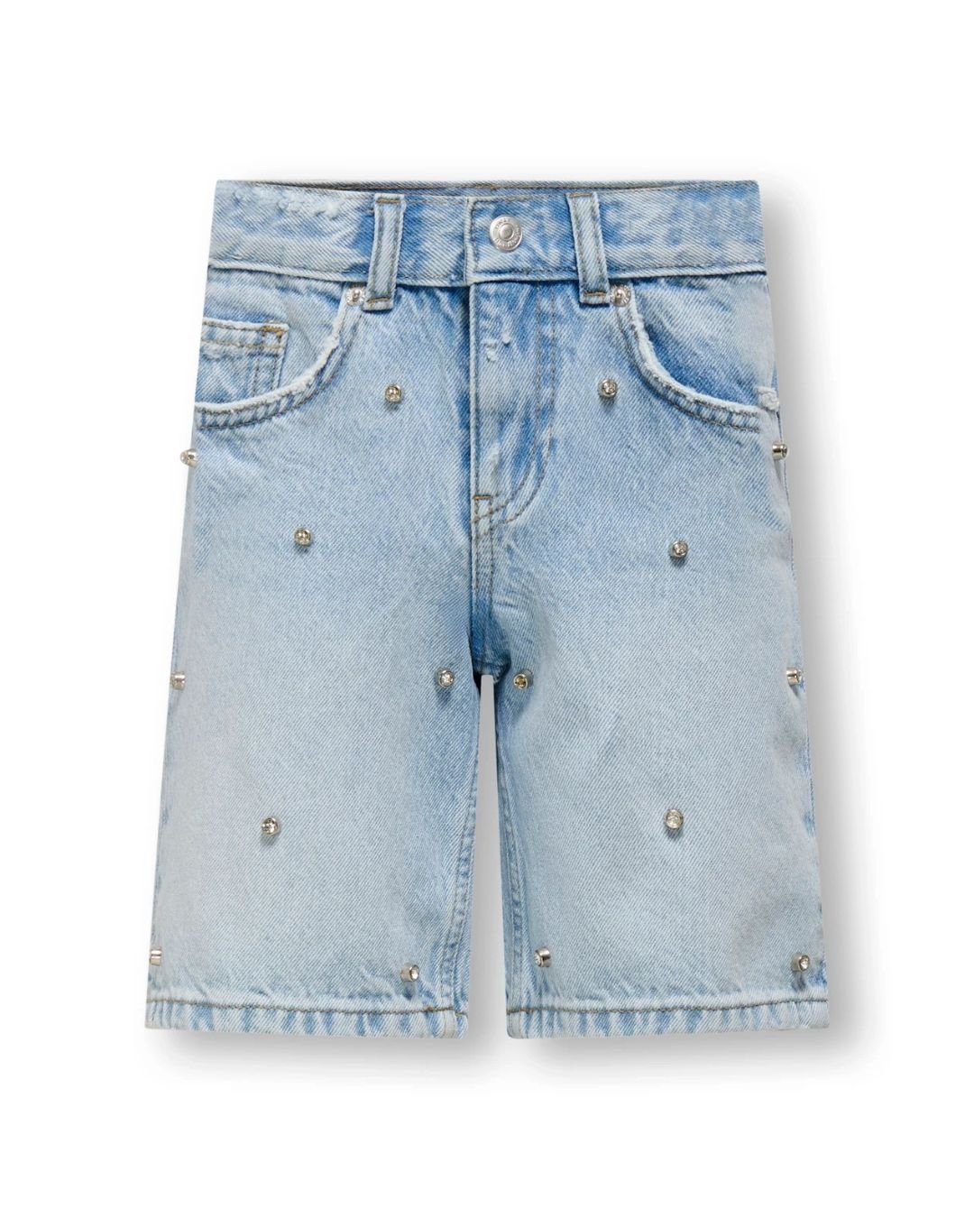 Girls Loose Fit Denim Shorts