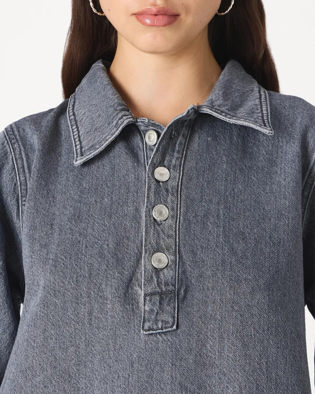 Urban Ash Denim Mini Dress Modern Casual Summer Outfit for Women
