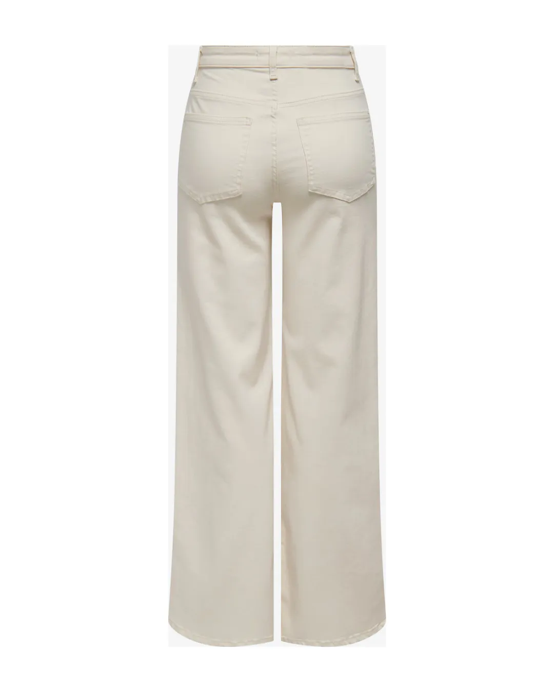 ONLY Junior Girls Beige Wide Leg Denim Jeans