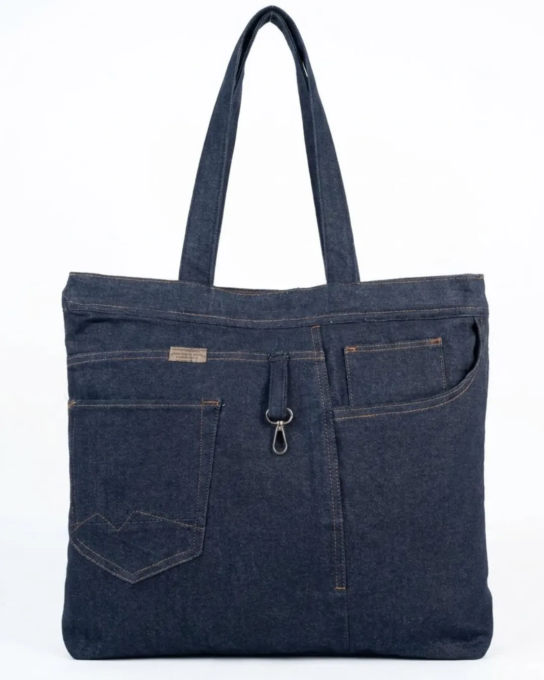 Casual Denim Tote Bag for Women & Men | Stylish Jeans Shoulder Bag